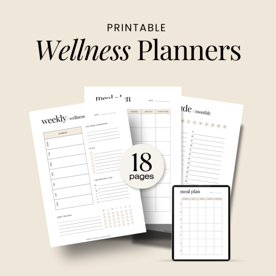 Printable Wellness Planners