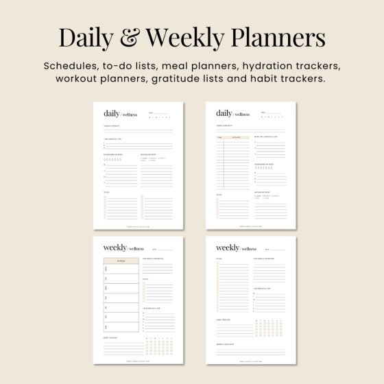 Printable Wellness Planners - Image 2
