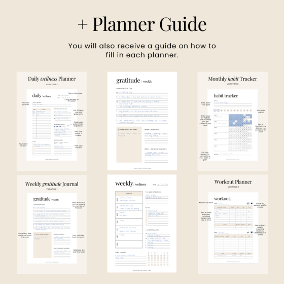 Printable Wellness Planners - Image 8